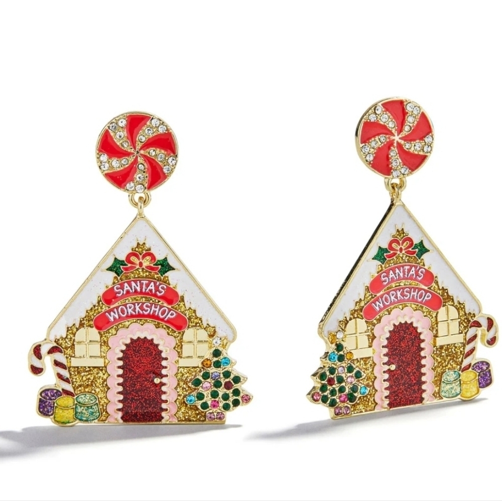 ❤️BUY 2 GET 1 FREE  Gingerbread House Earrings, Retail Price $29.99 USD